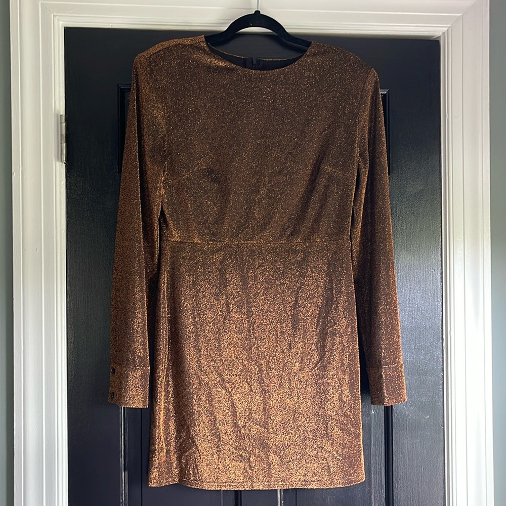 Shimmery mini dress